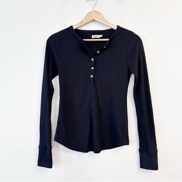 FAHERTY Legend Gila Ribbed Long Sleeve Henley Size S - Picture 3 of 8